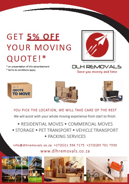 DLH REMOVALS (PTY) LTD (Cape Town, South Africa) - Contact Phone, Address